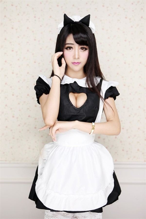 清纯少女美胸女仆装诱惑性感写真